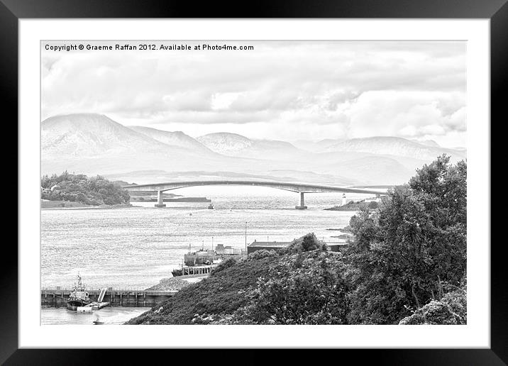 Skye Bridge Framed Mounted Print by Graeme Raffan
