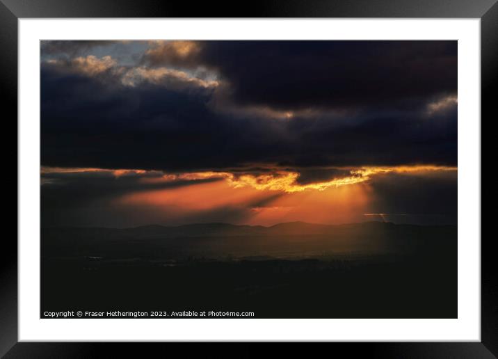 Morning Light Framed Mounted Print by Fraser Hetherington