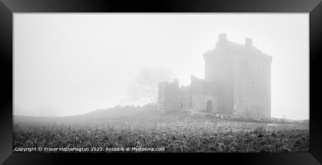 Lost in the Mist Framed Print by Fraser Hetherington