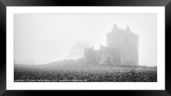Lost in the Mist Framed Mounted Print by Fraser Hetherington