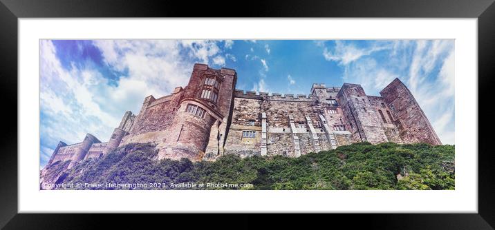 Bamburgh Castle Framed Mounted Print by Fraser Hetherington