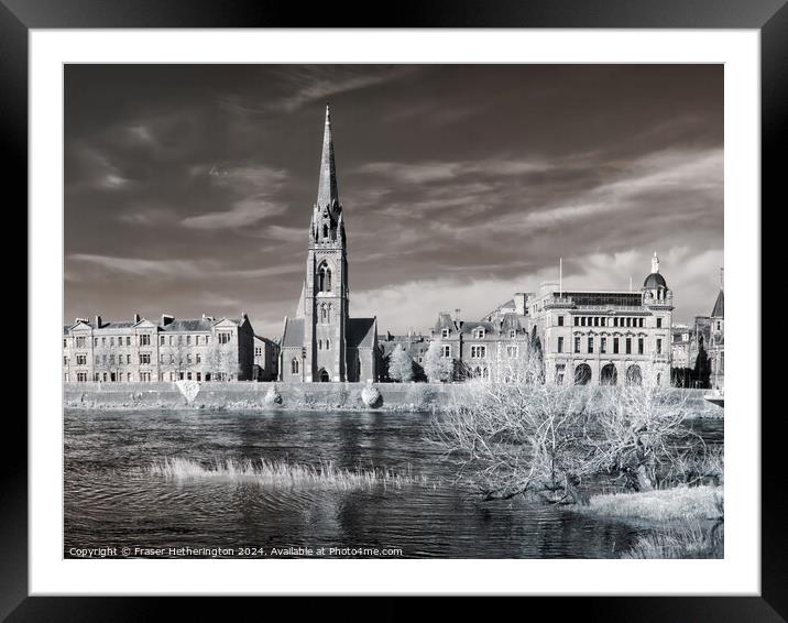 Tay Street, Perth Framed Mounted Print by Fraser Hetherington