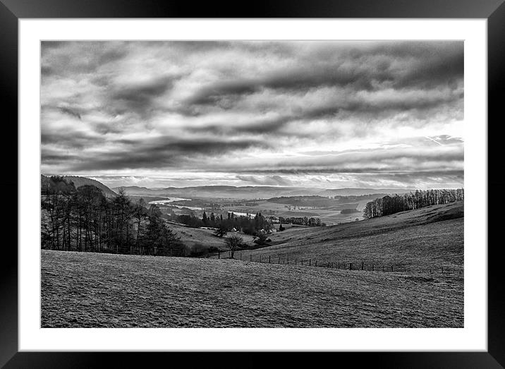 Silvery Tay Framed Mounted Print by Fraser Hetherington