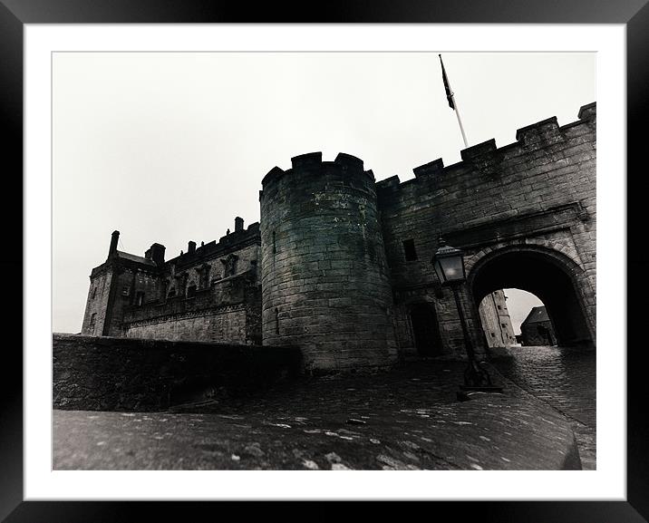 Castle Entrance Framed Mounted Print by Fraser Hetherington