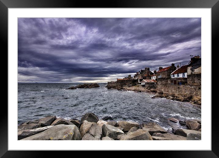 Anstruther Seaview Framed Mounted Print by Fraser Hetherington