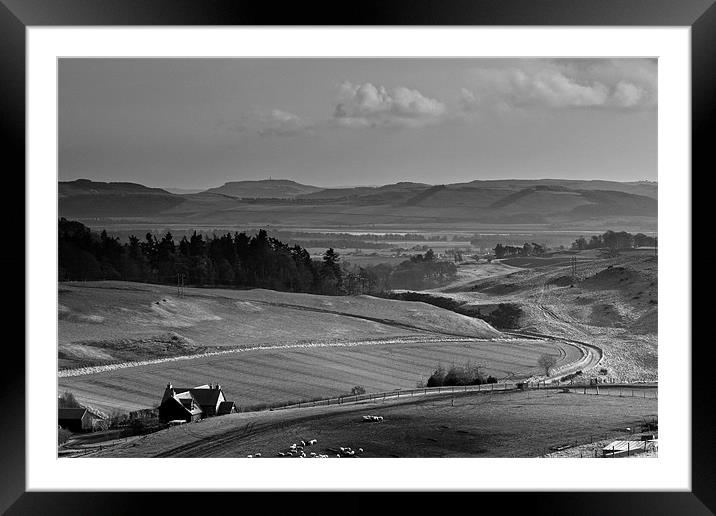 over the hills and far away Framed Mounted Print by Fraser Hetherington