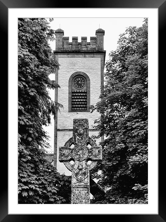 Celtic Church Framed Mounted Print by Fraser Hetherington