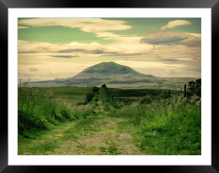 West Lomond Hill Framed Mounted Print by Fraser Hetherington