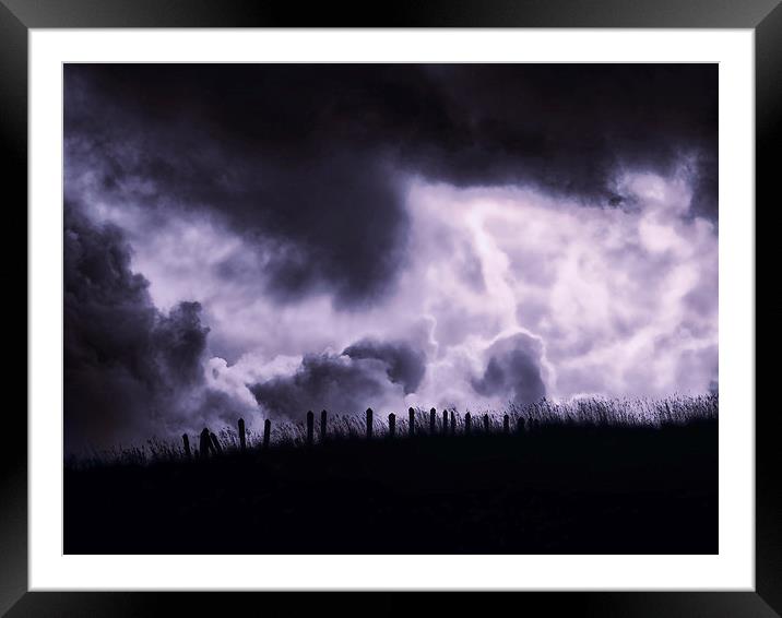 Storm Approaching Framed Mounted Print by Fraser Hetherington