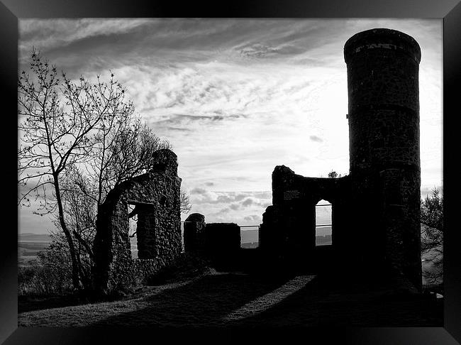 Shadow of the Tower Framed Print by Fraser Hetherington