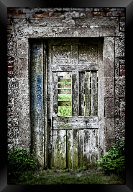 Drafty Door Framed Print by Fraser Hetherington