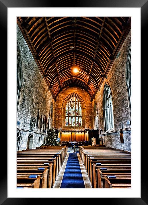 Dunkeld Cathedral Framed Mounted Print by Fraser Hetherington