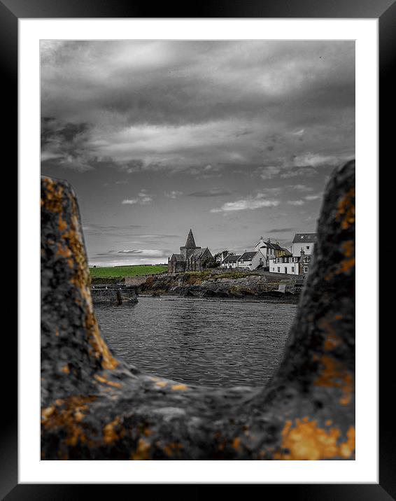 Across the water to St Monans Framed Mounted Print by Fraser Hetherington