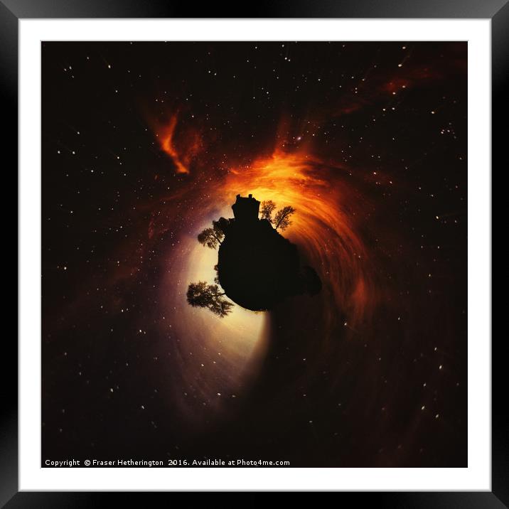 Planet Balvaird Framed Mounted Print by Fraser Hetherington
