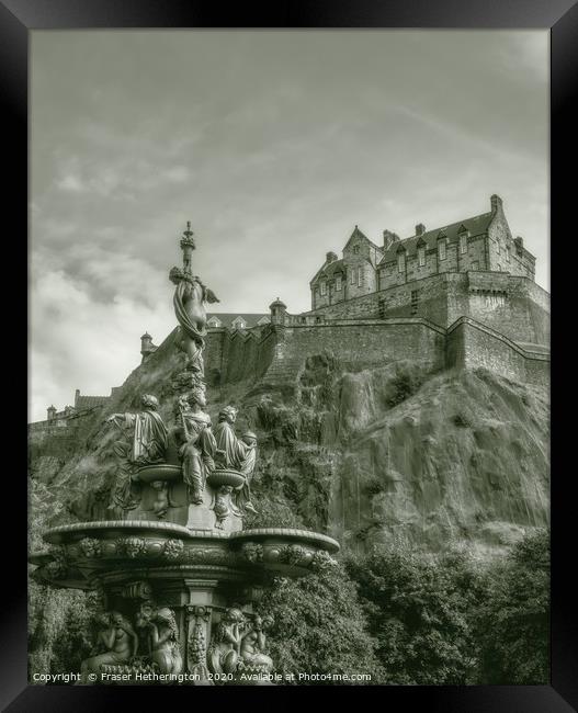 Edinburgh Castle Framed Print by Fraser Hetherington