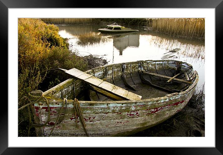 Old Boats Framed Mounted Print by Kyle Shadlock