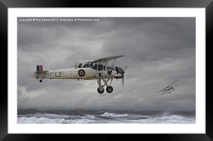 Fairey Swordfish - Hide and Seek Framed Mounted Print by Pat Speirs