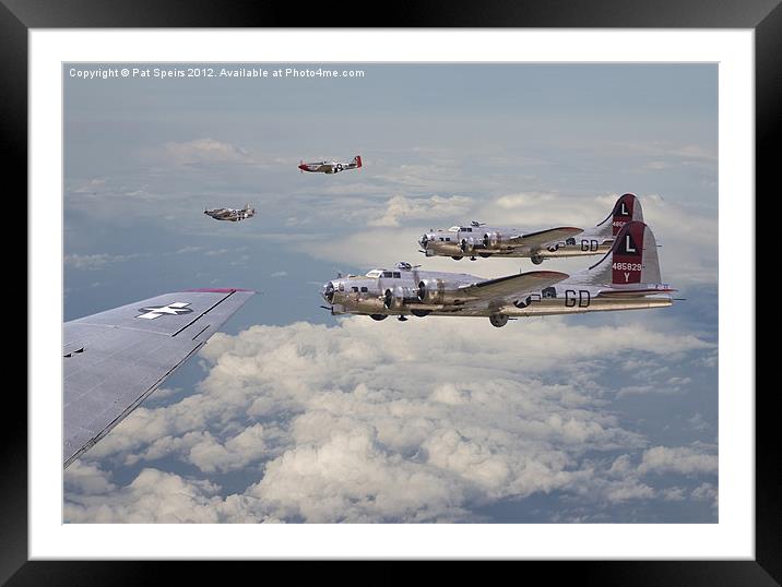 B17 - mission package Framed Mounted Print by Pat Speirs