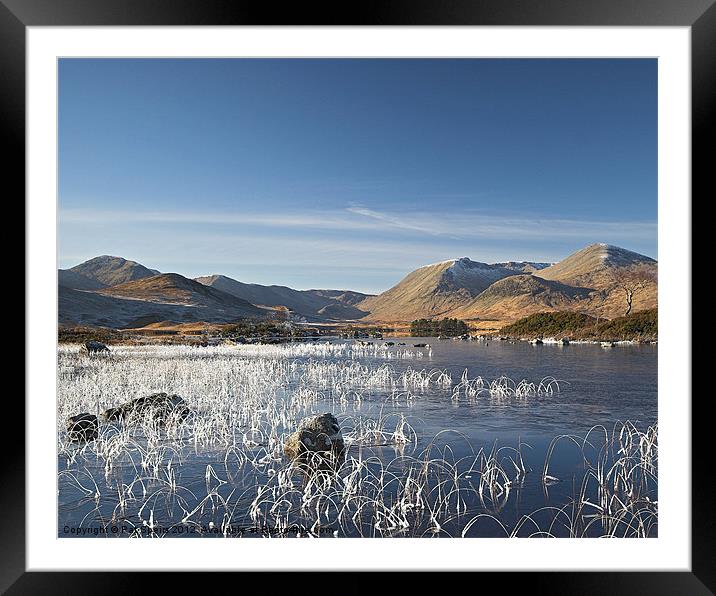 Winter in Rannoch Moor Framed Mounted Print by Pat Speirs
