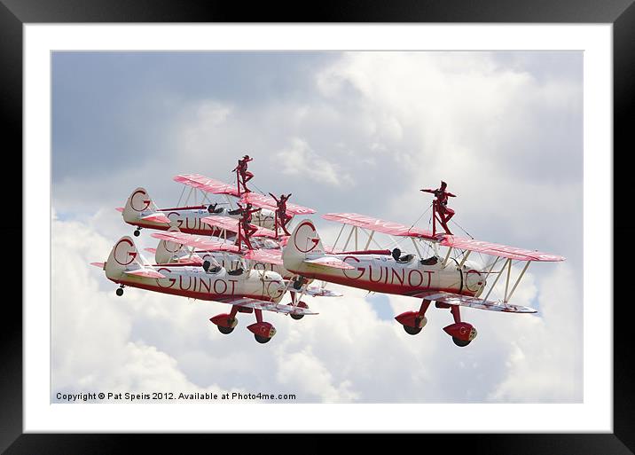 Formation Wingwalkers Framed Mounted Print by Pat Speirs