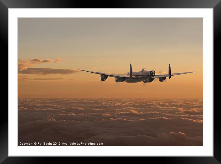 Lancaster - Last Home Framed Mounted Print by Pat Speirs