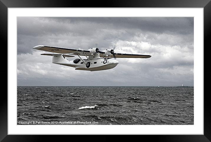 PBY - Catalina Framed Mounted Print by Pat Speirs