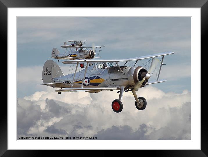 Gloster Gladiator Framed Mounted Print by Pat Speirs