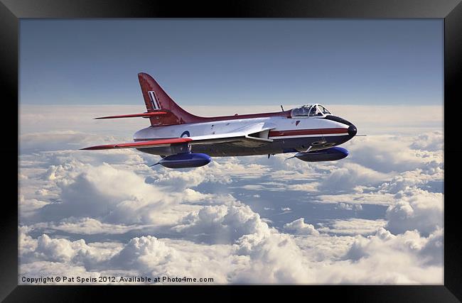 Hawker Hunter Framed Print by Pat Speirs