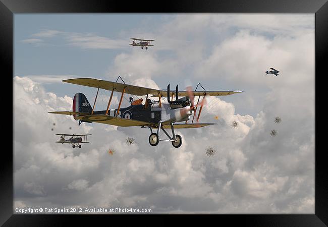 WW1 - RE8 Aircraft Framed Print by Pat Speirs