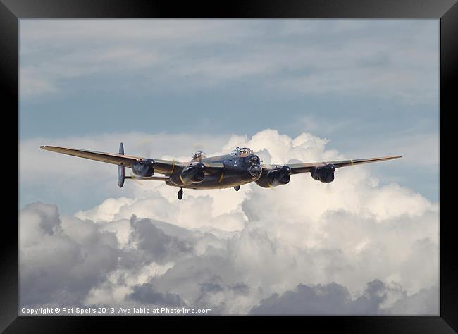 Avro Lancaster Framed Print by Pat Speirs