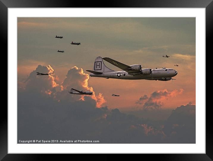 B29 - Korean Conflict Framed Mounted Print by Pat Speirs