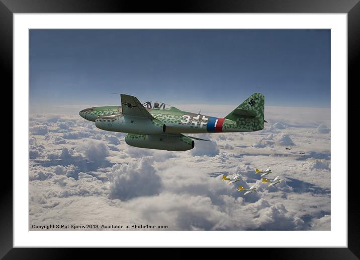 Me262 - Stormbird Framed Mounted Print by Pat Speirs