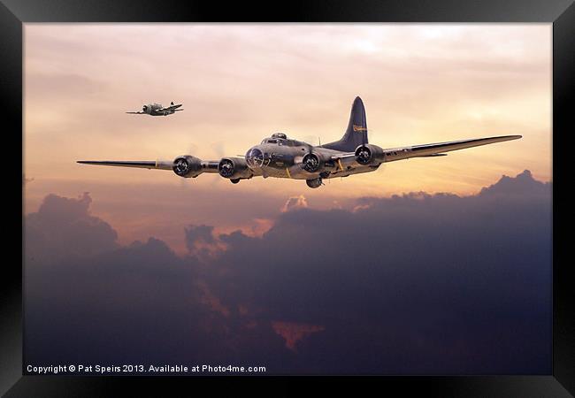 B17 - Last Home Framed Print by Pat Speirs