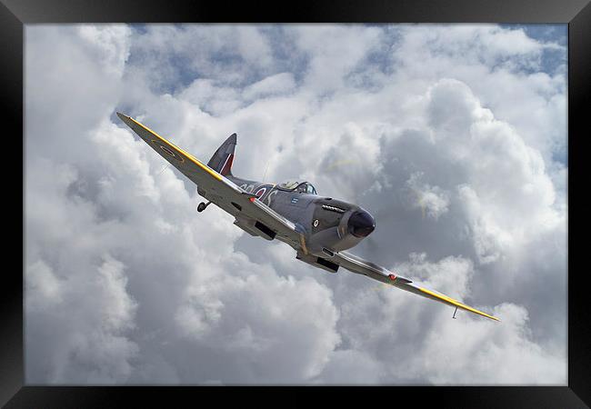Spitfire Mk XVI Framed Print by Pat Speirs