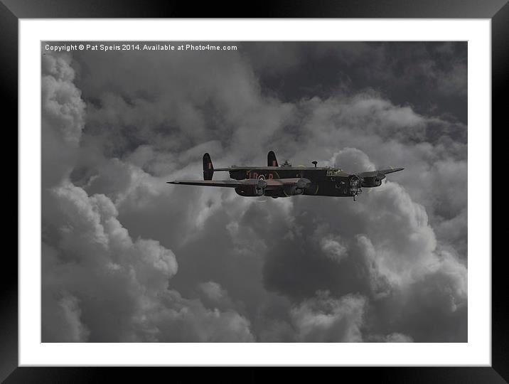 Halifax II - RAF Bomber Command Framed Mounted Print by Pat Speirs