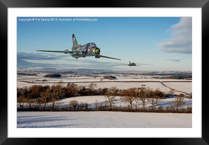 Su22C - 'Red Storm'  Framed Mounted Print by Pat Speirs