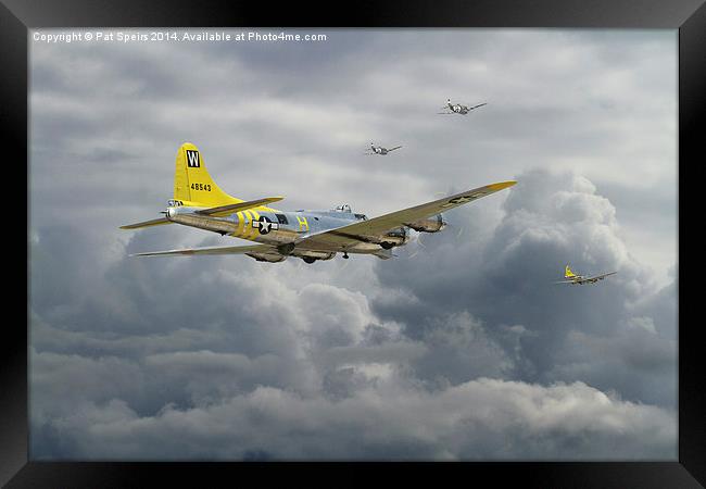  B17 - Rocky Road Home Framed Print by Pat Speirs