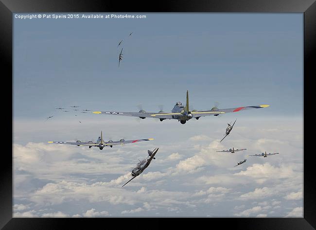 B17 Series - 'Hard Road Home'  Framed Print by Pat Speirs