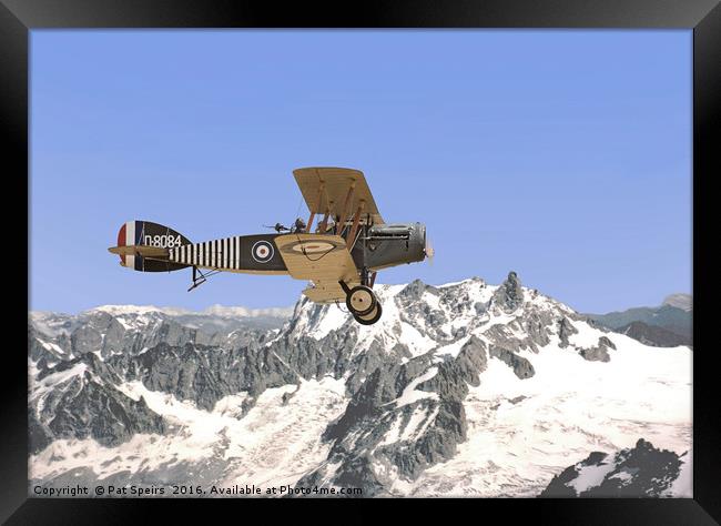 WW1- Bristol Fighter Framed Print by Pat Speirs