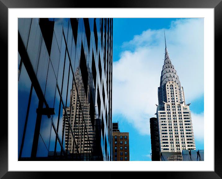 Chrysler Building New York Framed Mounted Print by Lynn hanlon