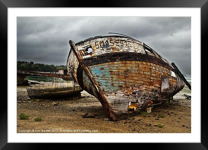 Abandoned Framed Mounted Print by Ann Garrett