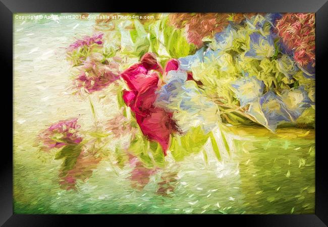 Summer Flowers Framed Print by Ann Garrett