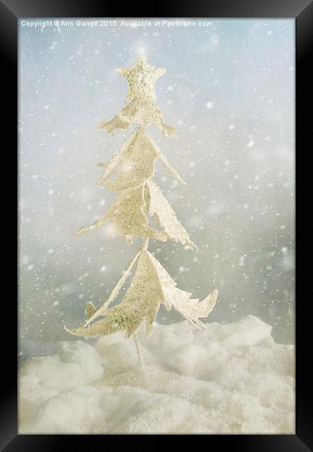 Christmas Tree Fantasy Framed Print by Ann Garrett