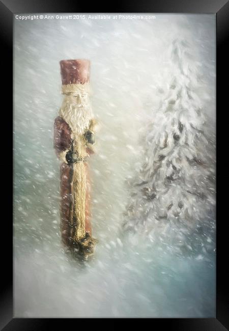St Nicholas in the Snow Framed Print by Ann Garrett