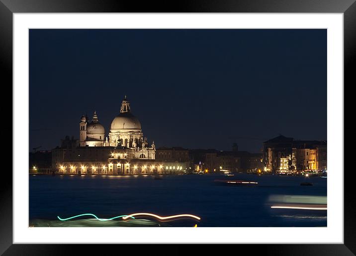 Venice Waters Framed Mounted Print by Ann Garrett