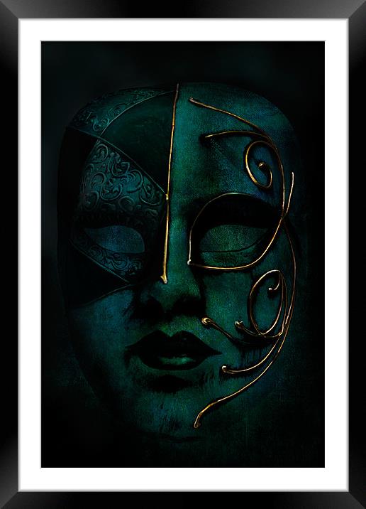Masquerade Framed Mounted Print by Ann Garrett