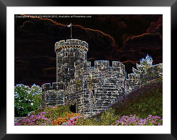 CASTLE Framed Mounted Print by David Atkinson