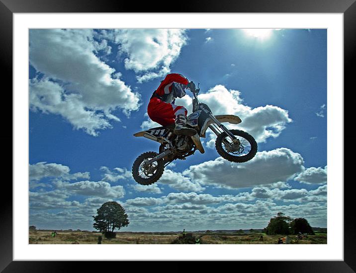 111 flying high Framed Mounted Print by Mark Bunning
