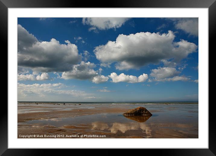 Cromer view to sea Framed Mounted Print by Mark Bunning