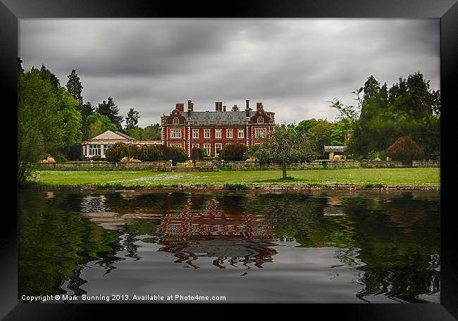 Lynford Hall Hotel Framed Print by Mark Bunning